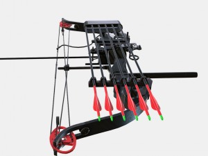 low poly hunting and archery bow 3D Model