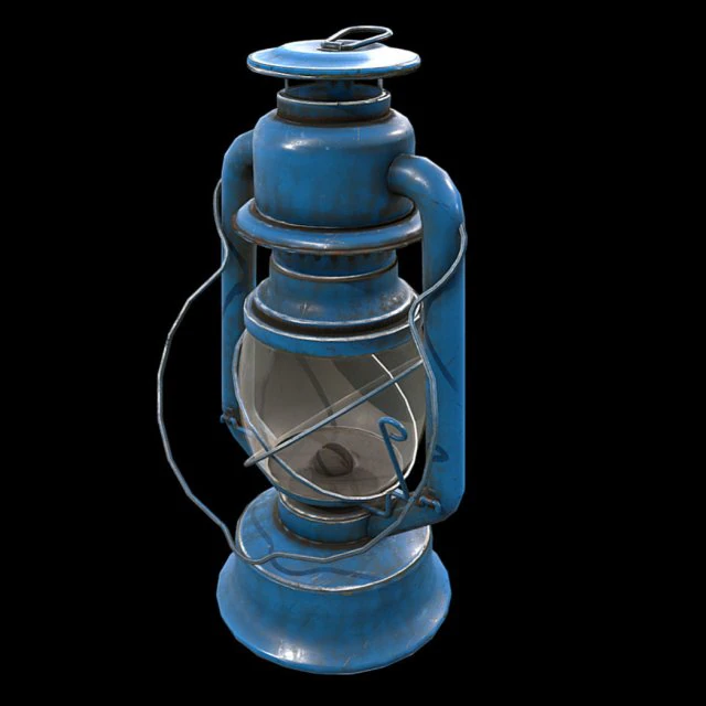 low poly pbr game ready storm lantern 3D Model .c4d .max .obj .3ds .fbx .stl .blend