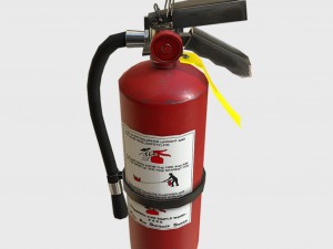 low poly pbr game ready fire extinguisher 3D 모델