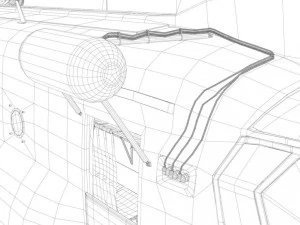 Elicottero Chinook Ch-47 Modello 3D