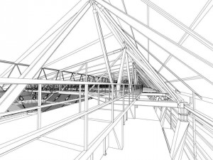 low poly video game ready premier football stadium Modèle 3D