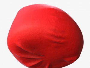 low poly pbr bean bag Model 3D