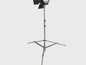 low poly pbr studio camera props Modèle 3D