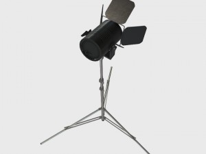 low poly pbr studio camera props Modèle 3D
