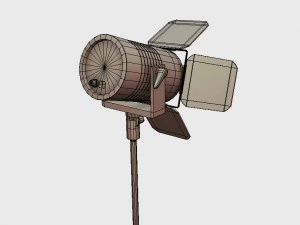 adere&ccedil;os de c&acirc;mera de est&uacute;dio low poly pbr Modelo 3D