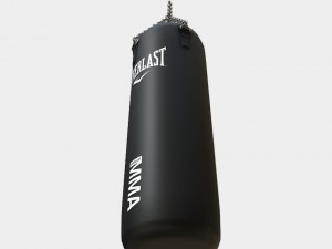 low poly pbr punching bag Modello 3D