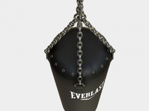 low poly pbr punching bag Modello 3D