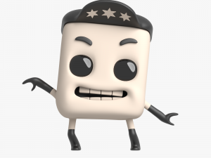 gumy star officer 3D 모델