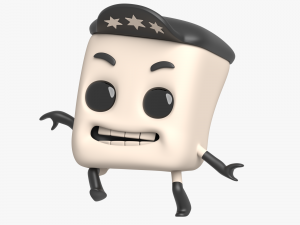 gumy star officer 3D Модель