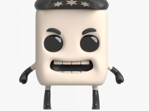 gumy star officer 3D Модель