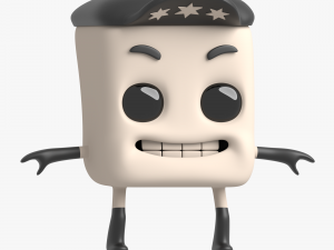 gumy star officer 3D Модель