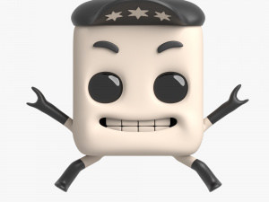 gumy star officer 3D Модель