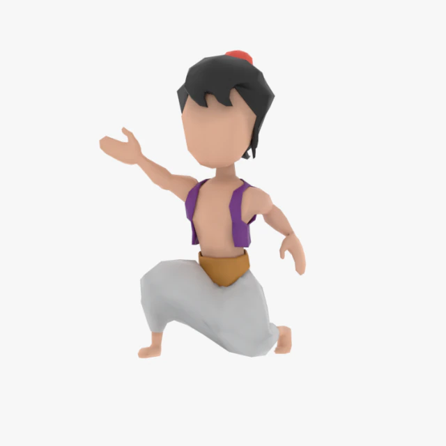 aladdin 3D Model .c4d .max .obj .3ds .fbx .stl .blend 