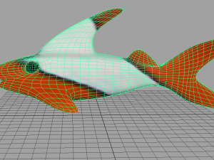 cartoon fish Modèle 3D