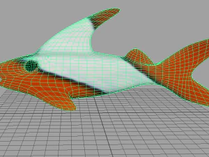 cartoon fish 3D Model