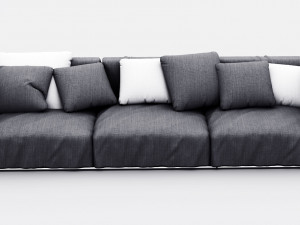sofa poliform Model 3D