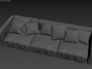 sofa poliform Modèle 3D