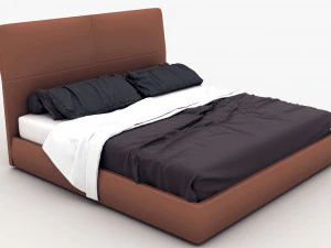 Bett faulenzen 3D Modell