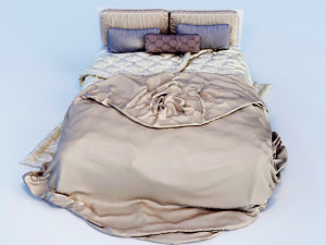 bed glanze Model 3D