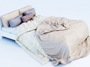 bed glanze 3D Model