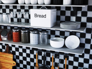 kitchen props Model 3D