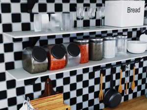 kitchen props 3D Model