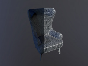 chairs collection low-poly 3D 模型