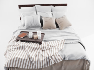 bed mallowston 3D Model