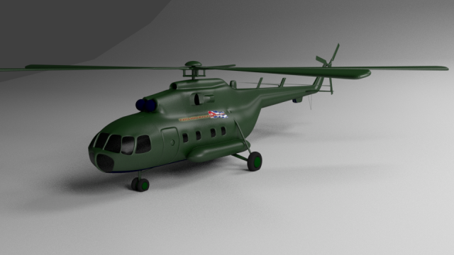 mi-17 far helicopter Modèle 3D .c4d .max .obj .3ds .fbx .stl .blend 