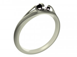 black pearl ring 3D Model