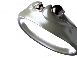 black pearl ring 3D Model