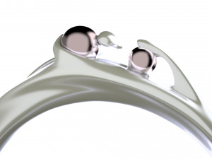 black pearl ring 3D Model