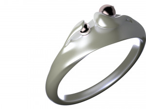 black pearl ring 3D Model