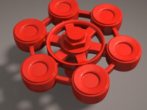mechanical valve 3D-Modell