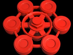 mechanical valve 3D-Modell