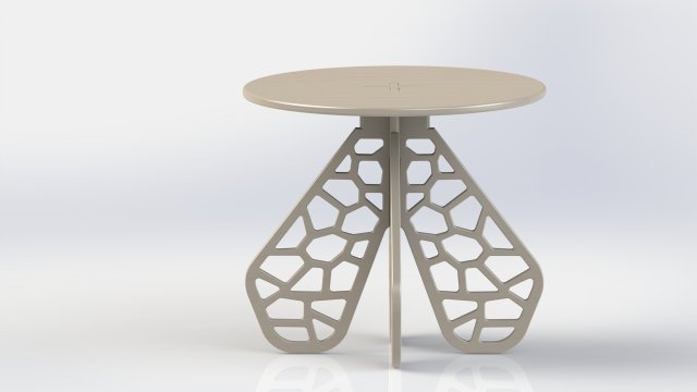 coffee table - organic design 3D Model .c4d .max .obj .3ds .fbx .stl .blend 