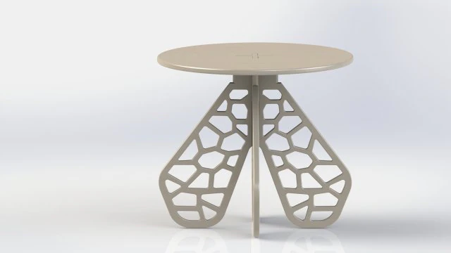 coffee table - organic design 3D Model .c4d .max .obj .3ds .fbx .stl .blend