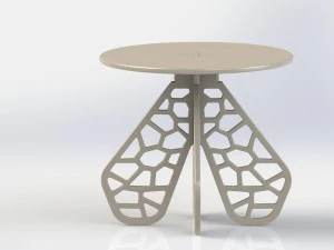 coffee table - organic design 3D Model