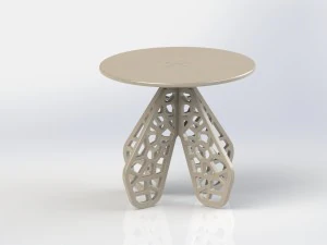 coffee table - organic design 3D Model