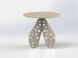 coffee table - organic design 3D Model