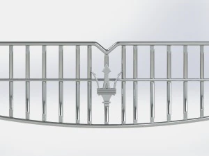 front grille - maserati levante 3D Model