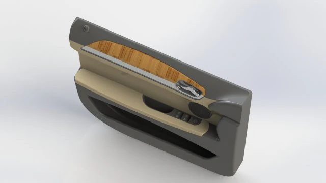 door panel - bmw - x6 3D Model .c4d .max .obj .3ds .fbx .stl .blend 
