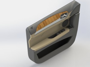 door panel - bmw - x6 Modello 3D
