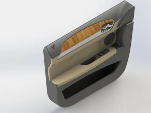 door panel - bmw - x6 3D Model