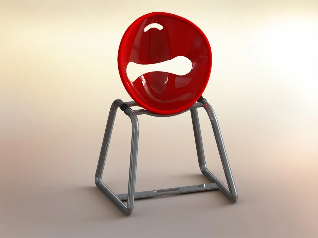 kitchen chair 3D Model .c4d .max .obj .3ds .fbx .stl .blend