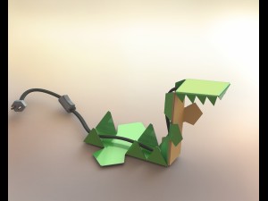 alligator lamp-led light 3Dモデル