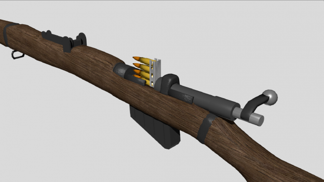Lee-enfield SMLE MK3 3D Model in Rifle 3DExport