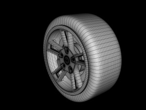 tire 3D 모델