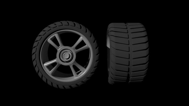 tire 3D Model .c4d .max .obj .3ds .fbx .stl .blend 