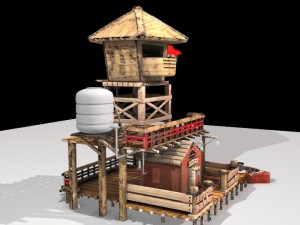 lonley house Modello 3D